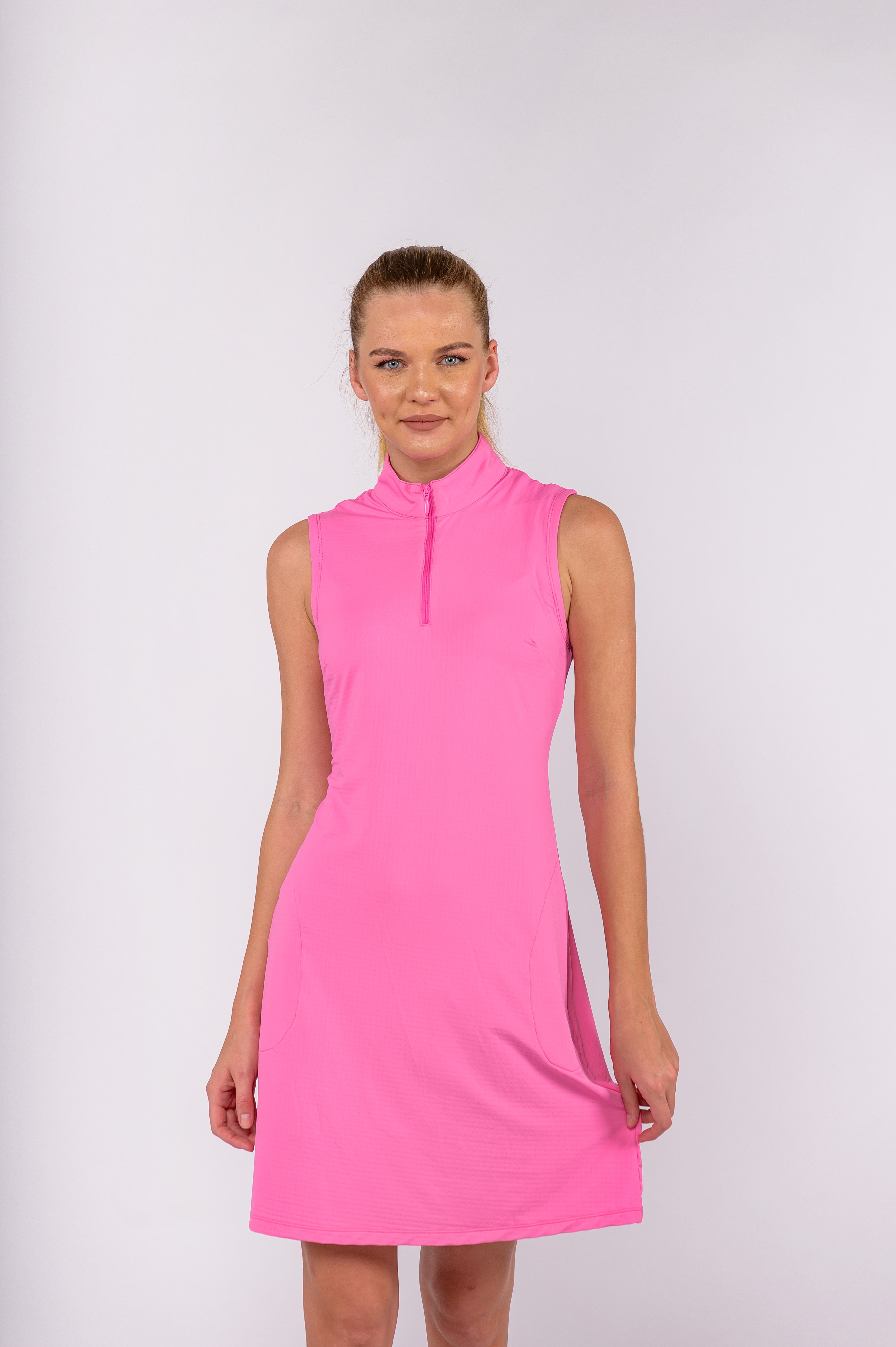 Sleeveless Mock Neck Dress – Kenny Dana